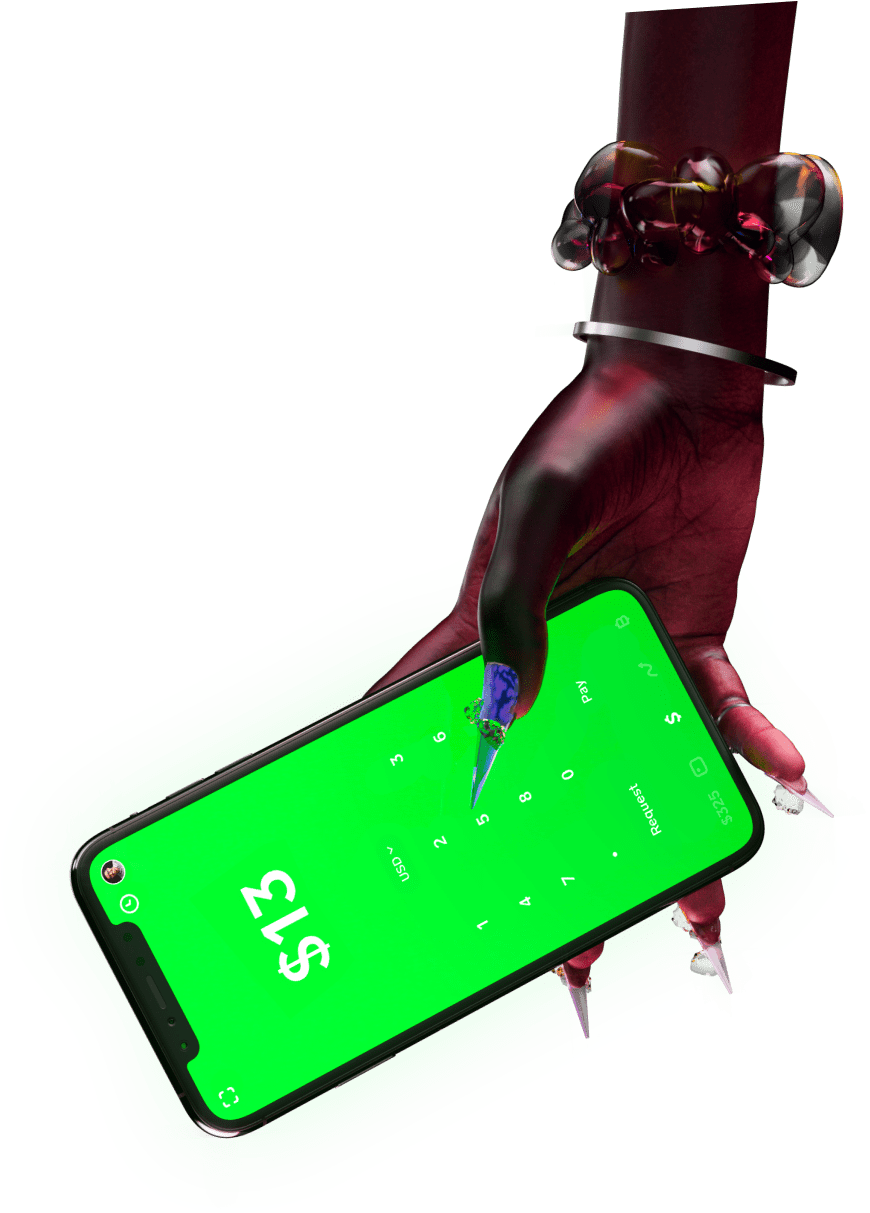 Hand with phone 1