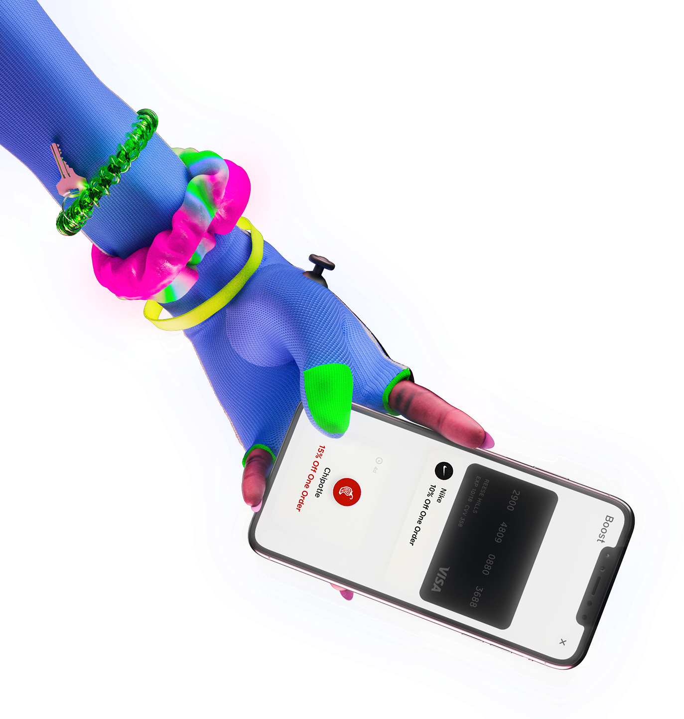 Hand with phone 4